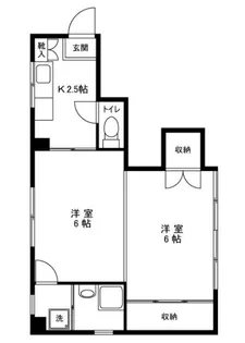 ひいらぎビル【3階】の間取り