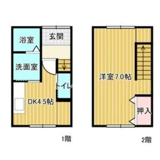 アパート野村の間取り
