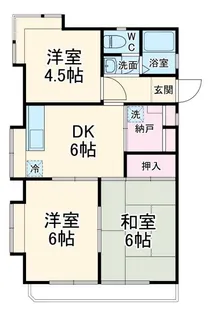 小山コーポ【3階】の間取り