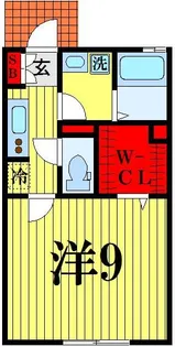 プレサージュ西新井【1階】の間取り