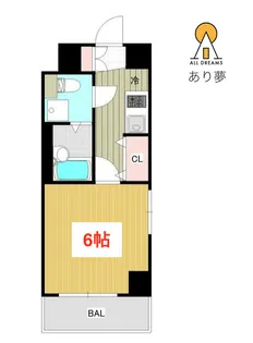ヴェルト横浜吉野町【4階】の間取り