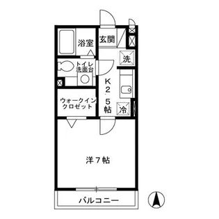 グリーンヒルズSAKAUE【2階】の間取り