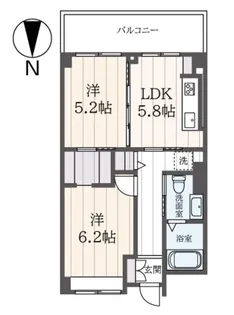 神奈川県横浜市瀬谷区瀬谷3【マンション】の間取り