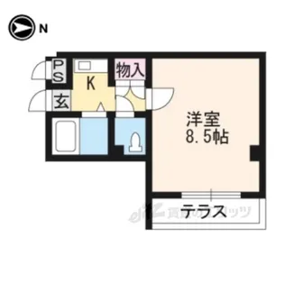 サキゾーメゾン竹鼻【1階】の間取り