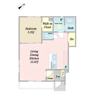 メゾン・ド・シェーヌII【1階】の間取り