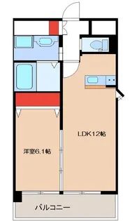 フォレストトップ平成南【6階】の間取り