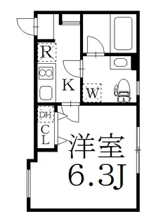 VERT COURT KOUENJI WEST【1階】の間取り
