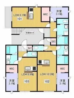 カルプ【1階】の外観