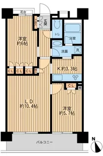 レジデンス八王子明神町【12階】の間取り