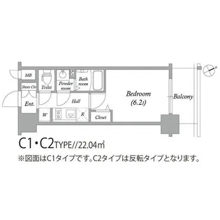 アドバンス大阪セレーノ【8階】の間取り