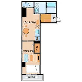 グランドガーデン ボンサンテ【6階】の間取り