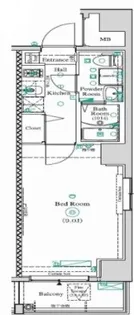 アンベリール墨田【5階】の間取り