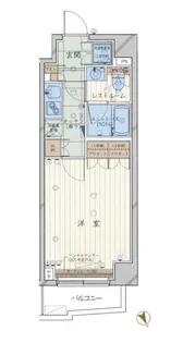 ルーブル都立家政伍番館【4階】の間取り