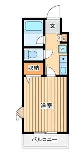 メゾンマノリア【4階】の間取り