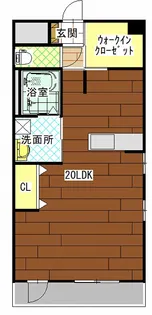 高知県高知市東雲町【マンション】の間取り