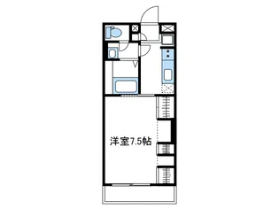 神奈川県厚木市南町【マンション】の間取り