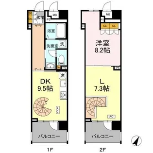 リーラ横浜川和町の間取り