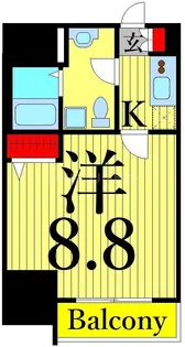 ステージファースト東日暮里【13階】の間取り