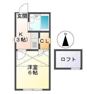 ロフト【2階】の間取り