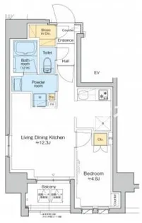 東京都台東区千束1【マンション】の間取り