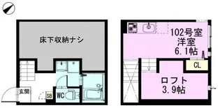 RIZEST浦和美園【1階】の間取り
