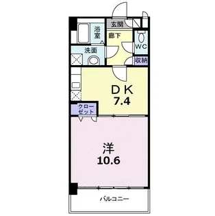 ランドマーク兵庫ファースト【2階】の間取り