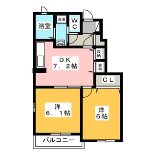 リヴ ドロワ I【1階】の間取り