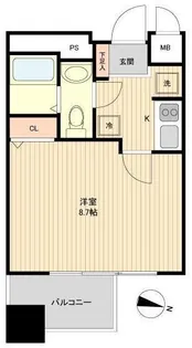 埼玉県さいたま市浦和区仲町1【マンション】の間取り