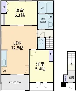 ラビエール【2階】の間取り