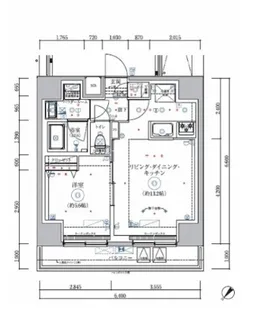 RELUXIA伊勢佐木長者町【11階】の間取り