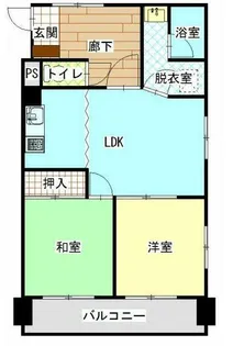 ドミール栄【1階】の間取り
