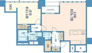東京都港区海岸2【マンション】の間取り