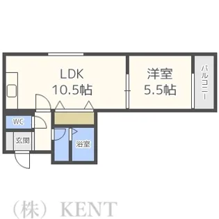 ラ・ルーチェ発寒【4階】の間取り