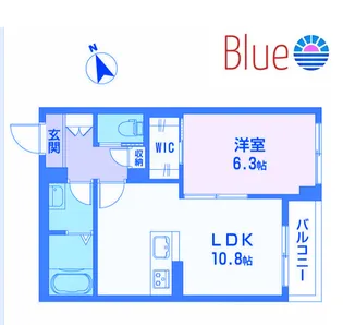アタラクシア湘南【2階】の間取り