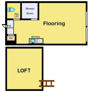 東京都新宿区高田馬場2【アパート】の間取り