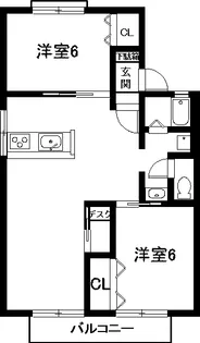 愛知県名古屋市中川区戸田1【アパート】の間取り