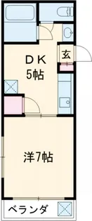 ベルハイツ国立西【2階】の間取り