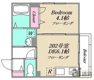 東京都小平市大沼町2【アパート】の間取り