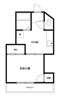 明宏ビル【4階】の間取り