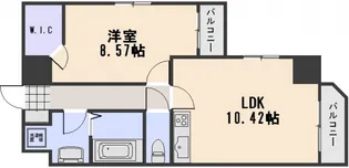 ノーブル大手町【5階】の間取り