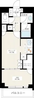 カスタリア高輪台II【4階】の間取り