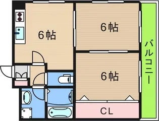 シエーヌパレ【3階】の間取り
