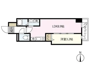 Park Grande蕃山【6階】の間取り