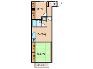 三恵ハウスBの間取り