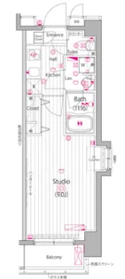 ガーラ・ヒルズ新宿【2階】の間取り