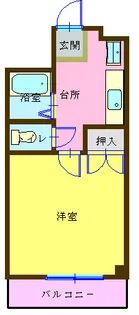 ロイヤルプリンスビル【3階】の間取り