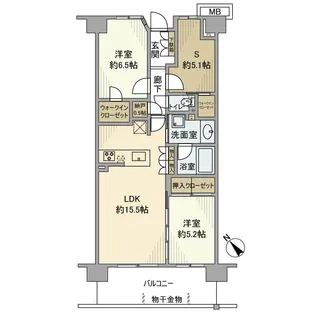 オハナ萩山【2階】の間取り