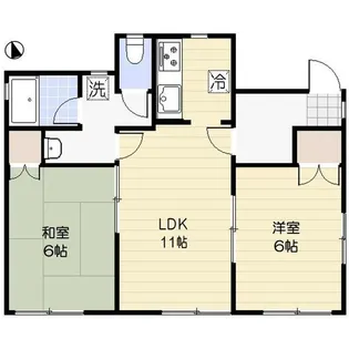カーサ グリーンリーフ【1階】の間取り