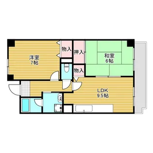 ユマン蛍苑【3階】の間取り