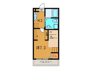 グローリーヒルズ【3階】の間取り